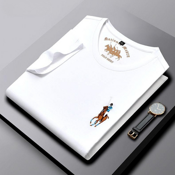 Premium Embroidered Logo T-shirt for Men