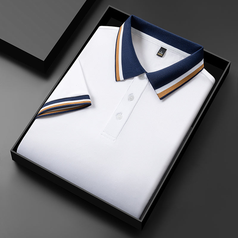 Signature Polo with Modern Collar & Sleeve Trim
