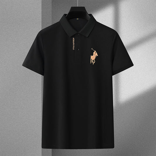 Premium Polo Shirt with Classic Horse & Rider Embroidery