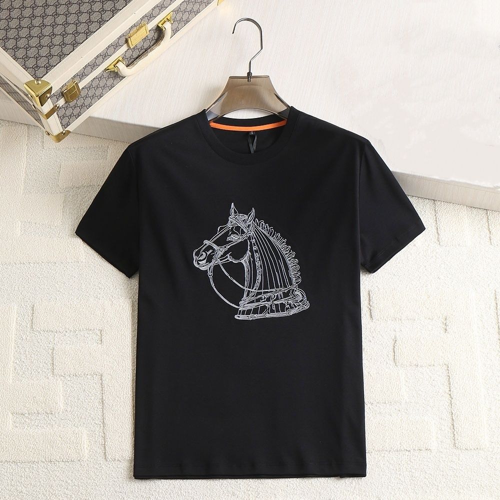 Exclusive Embroidered Round Neck T Shirt For Men