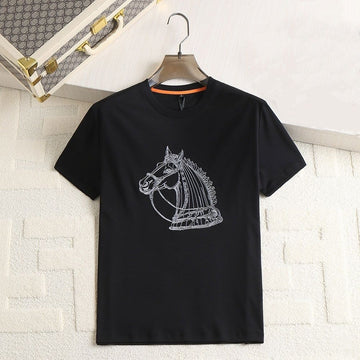 Exclusive Embroidered Round Neck T Shirt For Men