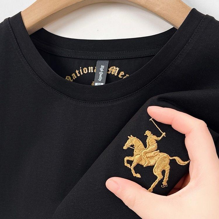 Premium Embroidered Logo T-shirt for Men