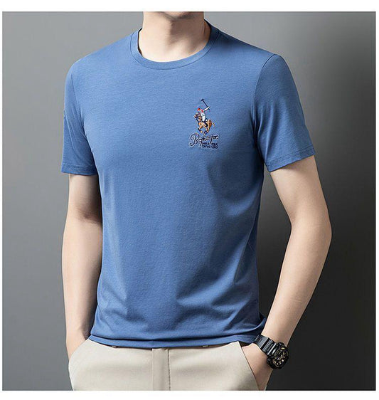 Premium Embroidered Logo T-shirt for Men