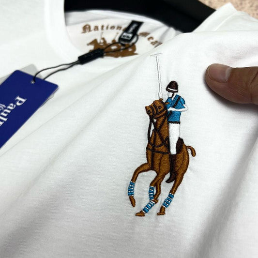 Premium Embroidered Logo T-shirt for Men