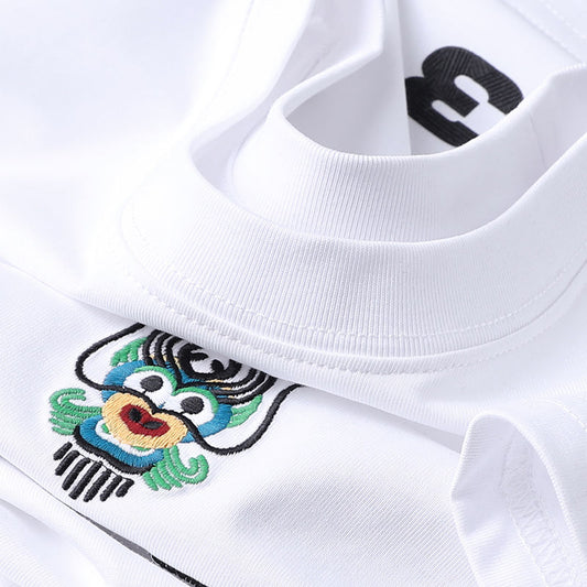 Premium Embroidered Logo T-shirt for Men
