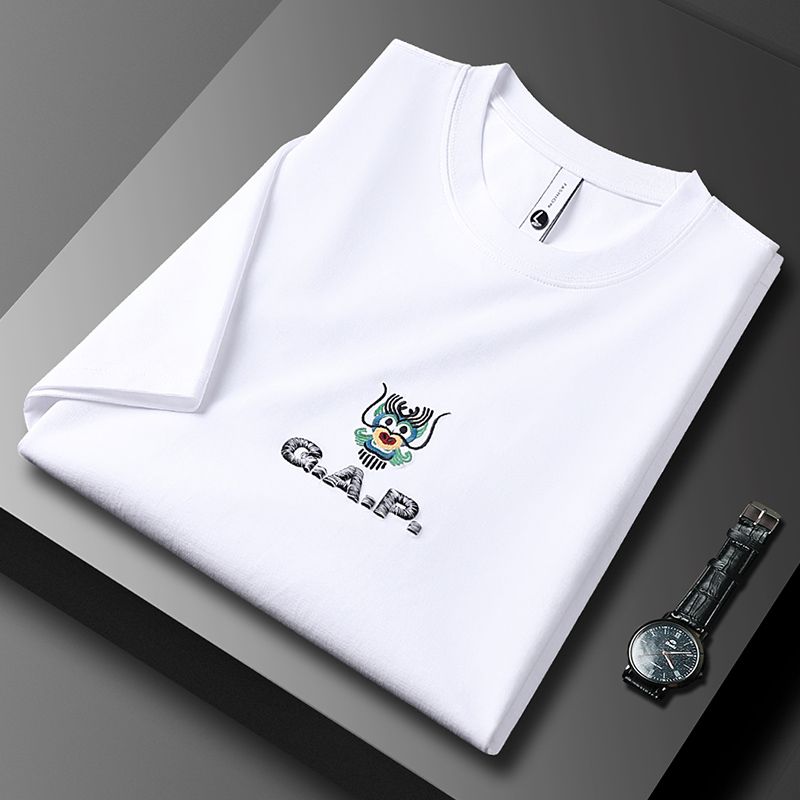 Premium Embroidered Logo T-shirt for Men